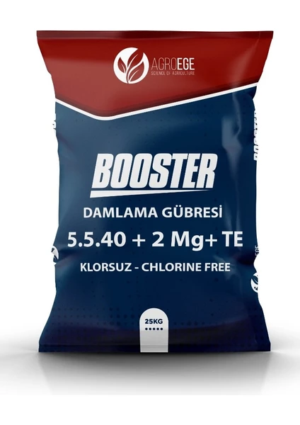 Boosteer 5-5-40 + 2mg +Me Klorsuz Damlama Gübresi