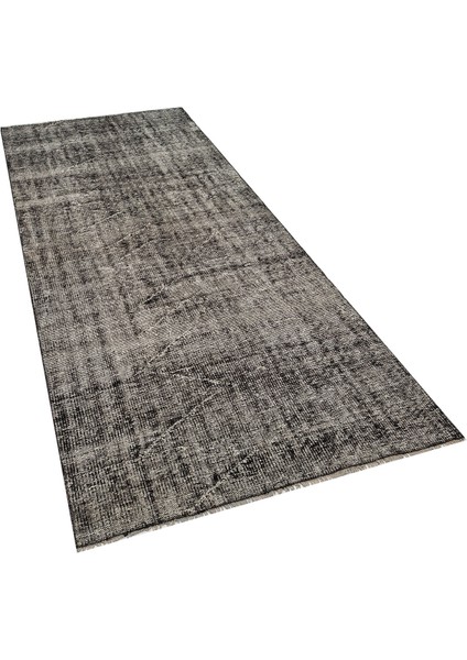 Gerçek El Dokuma Eskitme Vintage Halı 121 x 289 cm 8336