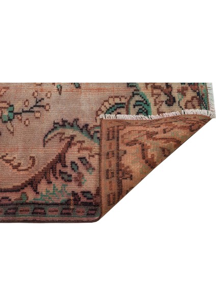 Özel Vintage Eskitme El Dokuma Halı 139 x 258 cm 8356