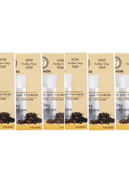 Çay ve Kahve Filtresi 6 Paket (180 Adet) Büyük Boy