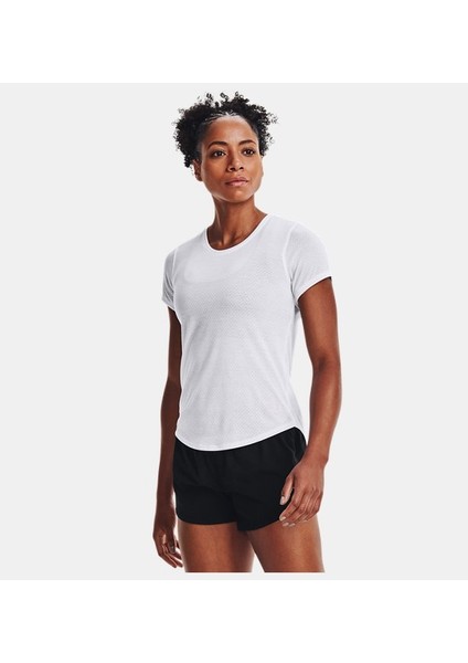 Kadın UA Streaker Koşu Kısa Kollu 1361371-100