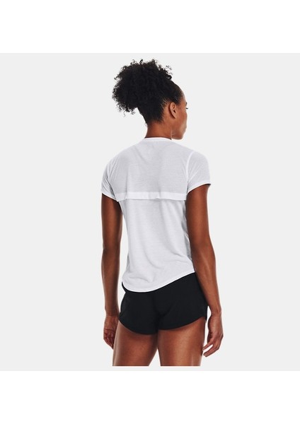 Kadın UA Streaker Koşu Kısa Kollu 1361371-100 fiyatları