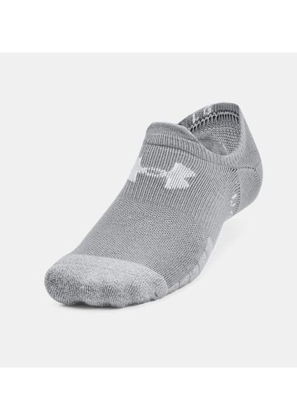 UA HEATGEAR ULTRALOWTAB 3PK 1370076-035 Unisex GRİ/BEYAZ/SİYAH Çorap