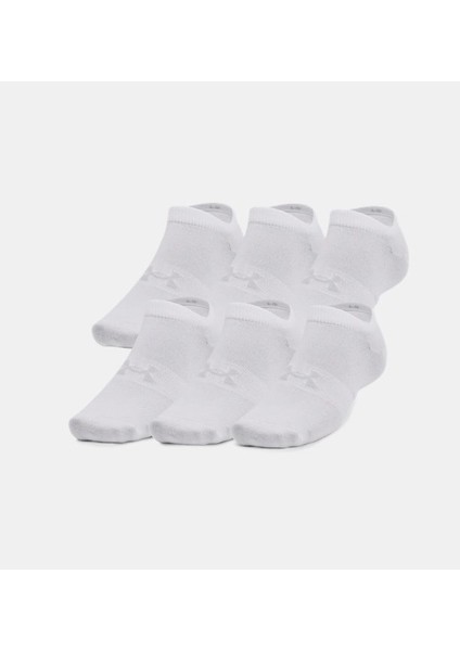 Unisex UA Essential 6’lı Paket No Show Çorap 1370542-100 modelleri