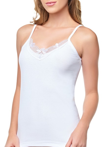 6'lı Ribana Ip Askılı Güpürlü