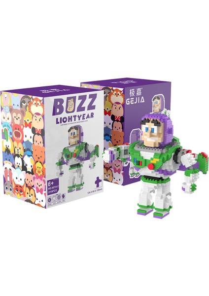 Çizgi Film Bebeği Buzz Işık Yılı Mikro Parçacık Yapı Taşları ile Uyumlu Yaratıcı Eğitici Hediye Oyuncaklar 1119P (Yurt Dışından)