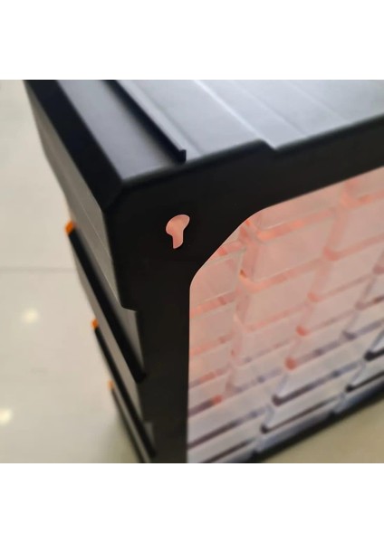 Monoblok Çekmece Seti 60'lı Mega Büyük Mono Blok Hobby Organizer Seti Vida Dübel Kutusu
