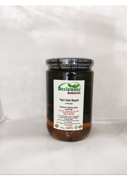 Yeşil Incir Reçeli 750 gr