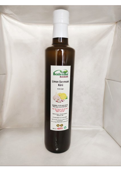 Limon Sarımsak Kürü 500 ml
