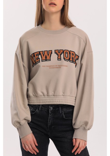 2298 Kadın Sweat Born New York