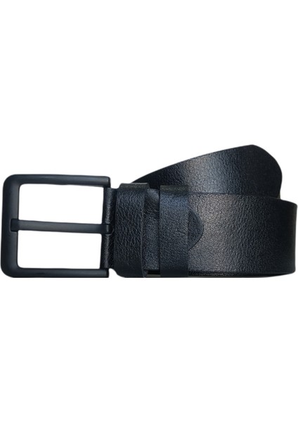 %100 Deri Siyah Tokalı Kot Pantolon Kemeri 4.5cm; Siyah fiyatları