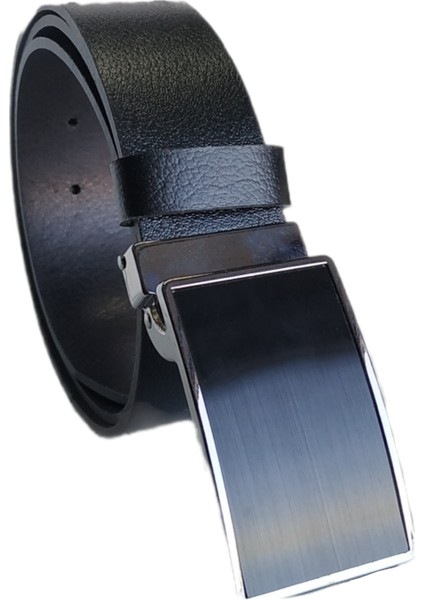 %100 Deri Kapaklı Pimli Tokalı Siyah Kanvas Pantolon Kemeri 4cm fiyatları