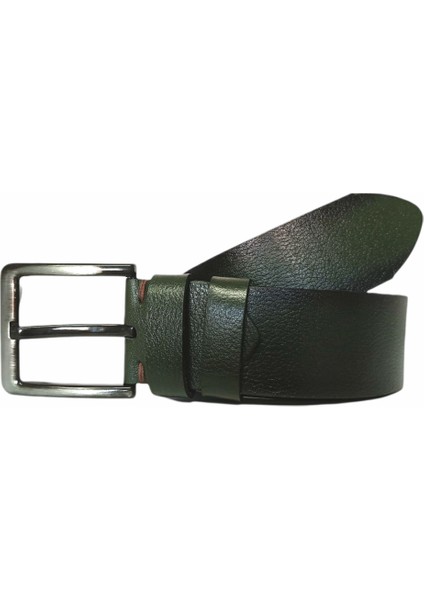 %100 Tek Kat Deri Yeşil Kot Pantolon Kemeri 4.5cm fiyatları