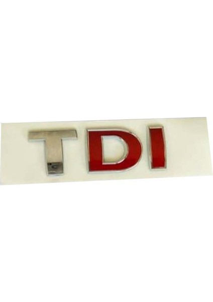 Vw Tdı Iki Kırmızı Bagaj Yazısı Logo Şilt 3B0853675AC