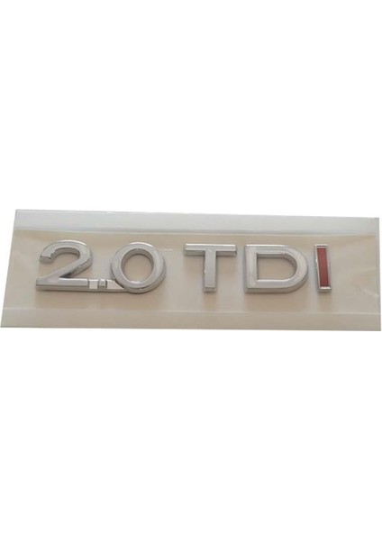 Vw 2.0 Tdı Tek Kırmızı Bagaj Yazısı Logo Şilt 3C0853675F