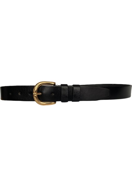 Deri Gold Tokalı Kadın Kemeri 4 cm modelleri