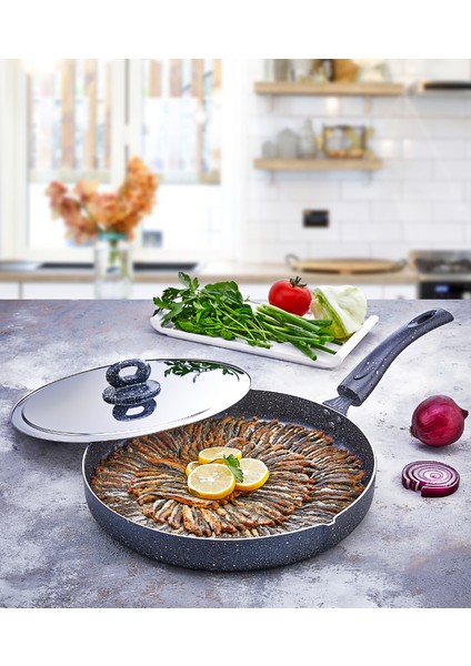 Polo Chef Çupra Granit 32 cm. Balık Tavası