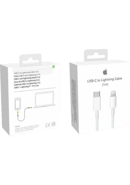 Apple iPhone Tüm Serilere Uyumlu Hızlı Usb-C To Lightning Şarj Kablosu