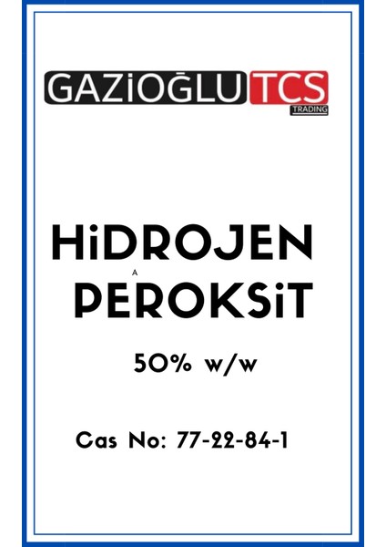 Hidrojen Peroksit 50%- 1 Lt