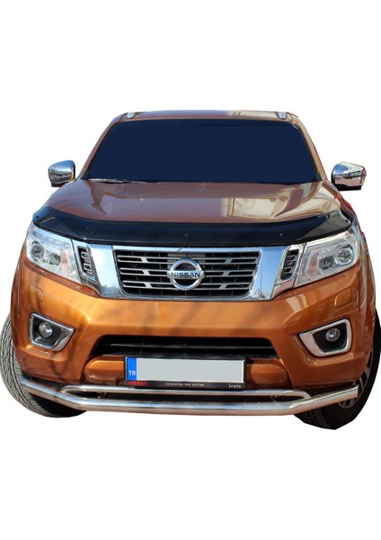 Nissan Navara Ön Krom Koruma Bıyık Paslanmaz Çelik