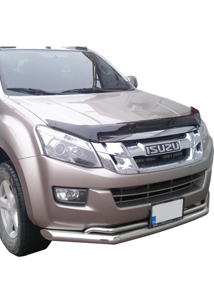 Isuzu Dmax Ön Krom Koruma Bıyık Paslanmaz Çelik