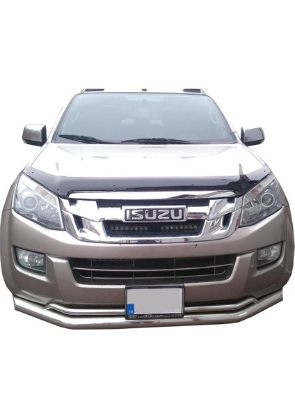 Isuzu Dmax Ön Krom Koruma Bıyık Paslanmaz Çelik