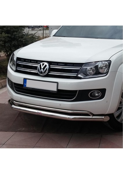 Volkswagen Amarok Ön Krom Koruma Bıyık Paslanmaz Çelik