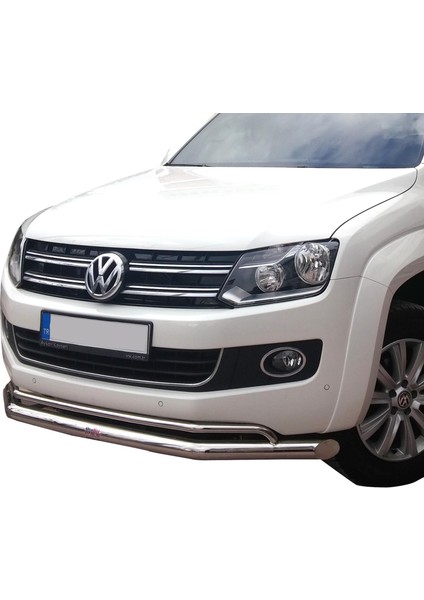 Volkswagen Amarok Ön Krom Koruma Bıyık Paslanmaz Çelik