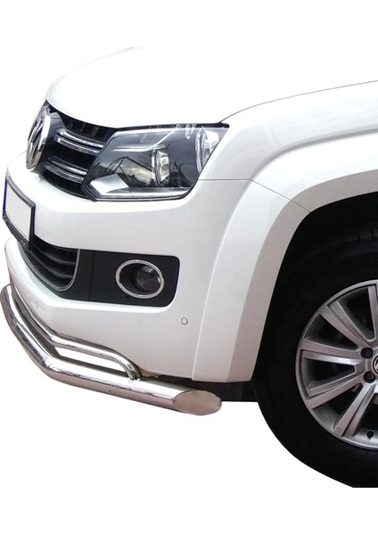 Volkswagen Amarok Ön Krom Koruma Bıyık Paslanmaz Çelik