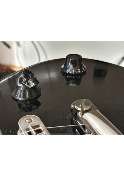 Gitar Kafatası Knob Plastik Aparat