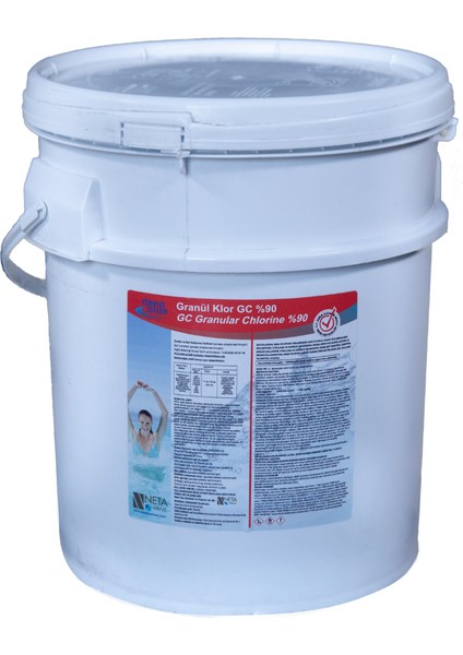 Gc 25 kg Chlor Stabilize Triklor Granül %90 Aktif Klor - Granular Chlorine