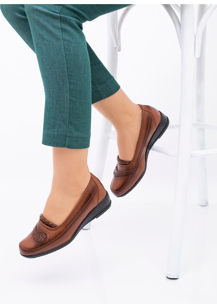 Topuk Dikenine Özel Ortopedik Deri Taban Anne Ayakkabısı fırsatları