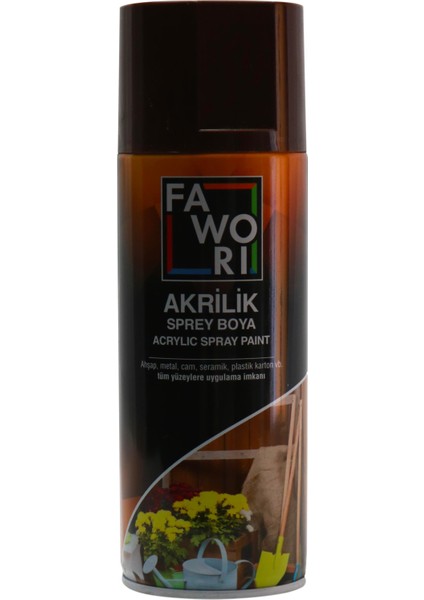 RAL8016 Akrilik Kahve Sprey Boya Fawori