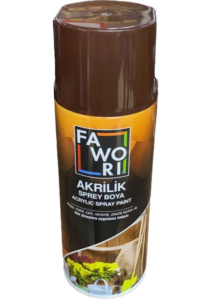 RAL8016 Akrilik Kahve Sprey Boya Fawori fiyatları