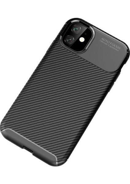 iPhone 11 6.1 Inç Için Karbon Fiber Tpu Telefon Kılıfı -Siyah (Yurt Dışından) fiyatları