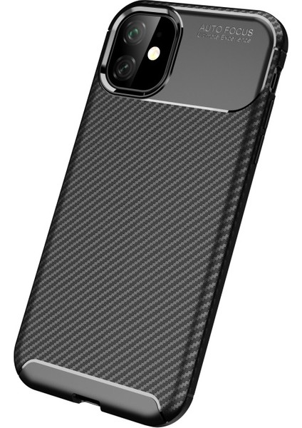 iPhone 11 6.1 Inç Için Karbon Fiber Tpu Telefon Kılıfı -Siyah (Yurt Dışından) indirimleri