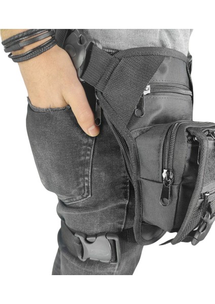 Motosiklet Moto Kurye Su Geçirmez Bacak ve Göğüs Çantası