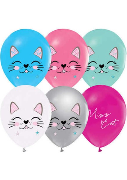 Kedicik Latex Balon 10 Adet