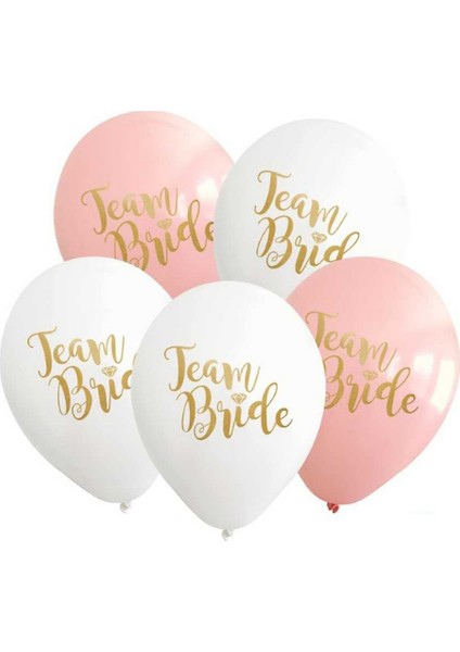 Team Bride Temalı Baskılı Balon 10 Adet
