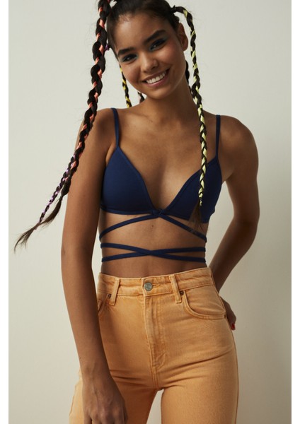 Lacivert BU4U Flex Strappy Sütyen fiyatları