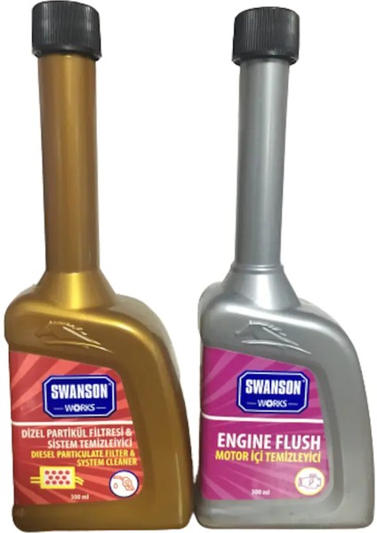 Dizel Enjektör Temizleyici 300 ml + Motor Içi Temizleyici 300 ml