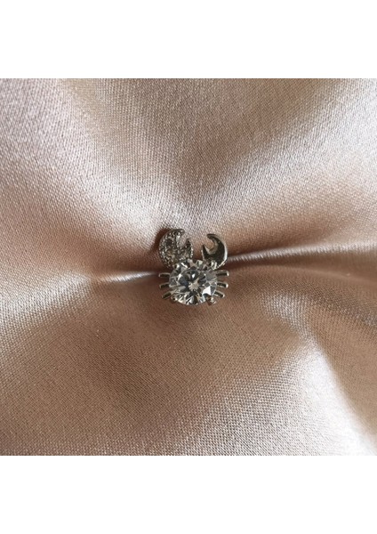Cerrahi Çelik Yengeç Piercing - Bar Uzunluğu 8 Mm. 1 Adet