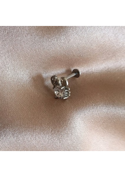 Cerrahi Çelik Yengeç Piercing - Bar Uzunluğu 8 Mm. 1 Adet modelleri