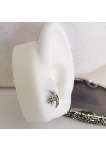 Cerrahi Çelik Zirkon Taşlı Lal&yıldız Piercing - Bar Uzunluğu 6 Mm. 1 Adet modelleri