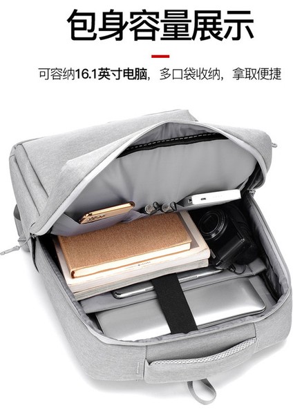 Backpack Trend 15.6 Laptop Notebook Bilgisayar Sırt Çantası Gri (Yurt Dışından) fırsatları
