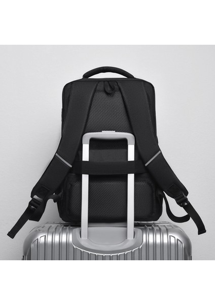 USB Şarj Portlu Laptopnotebook Sırt Çantası - Siyah (Yurt Dışından) fiyatları