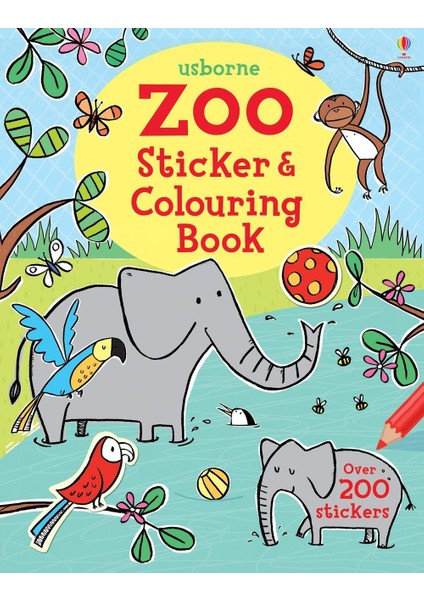 Zoo Sticker &colouring Book -Jessica Greenwell