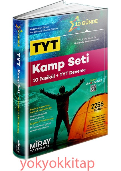 TYT Kamp Seti 10 Fasikül- TYT Deneme 2022