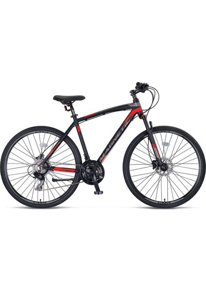 Ümit 2862 28 Magnetıc Erkek 2d 21 Shm Ümit Bisiklet (51) (Siyah Kırmızı)