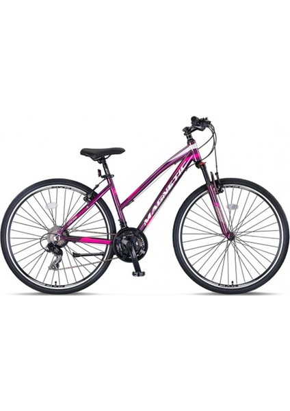 Ümit 2864 28 Magnetıc Lady Msv V 21 Shm Ümit Bisiklet (43) (Mürdüm Pembe)